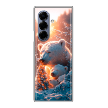 Пластиковый чехол на Samsung Galaxy Z Fold 8 с принтом Новый год Пластиковый чехол на Samsung Galaxy Z Fold 8 с принтом Новый год
