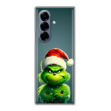 Пластиковый чехол на Samsung Galaxy Z Fold 8 с принтом Новый год Пластиковый чехол на Samsung Galaxy Z Fold 8 с принтом Новый год