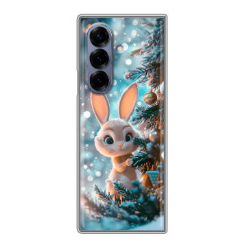 Пластиковый чехол на Samsung Galaxy Z Fold 8 с принтом Новый год Пластиковый чехол на Samsung Galaxy Z Fold 8 с принтом Новый год