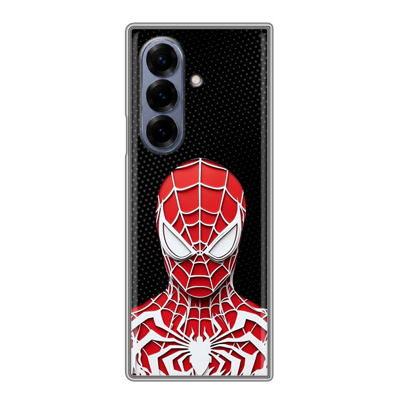 Пластиковый чехол на Samsung Galaxy Z Fold 8 с принтом человек паук spiderman Пластиковый чехол на Samsung Galaxy Z Fold 8 с принтом человек паук spiderman