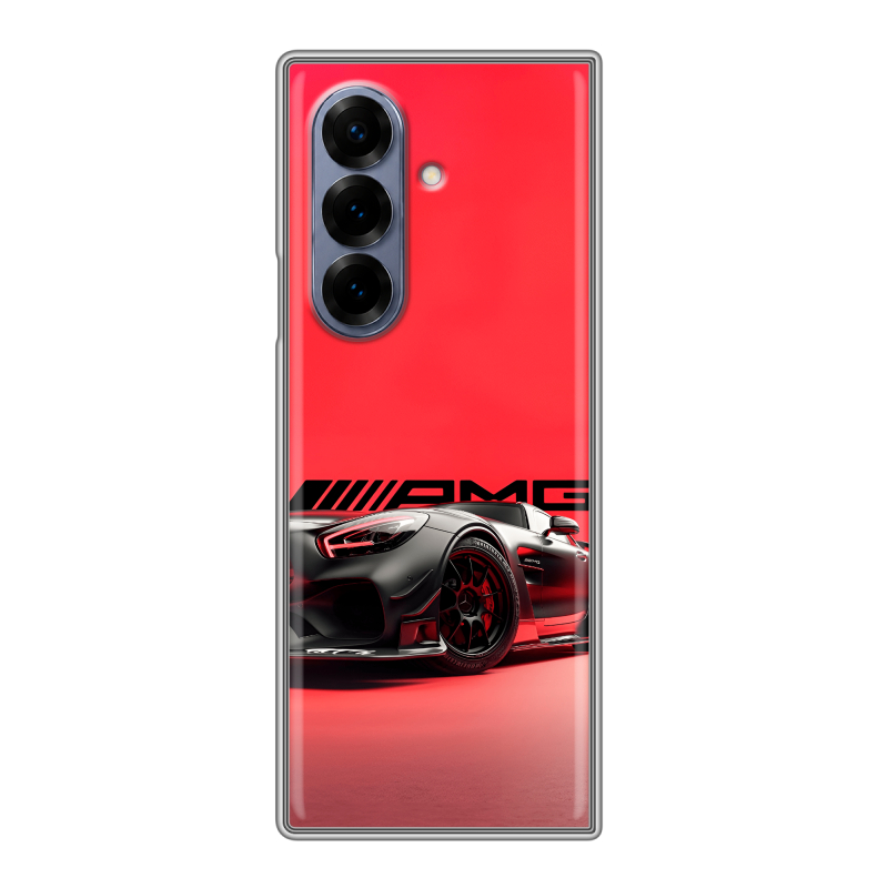 Пластиковый чехол на Samsung Galaxy Z Fold 8 с принтом Мерседес Mercedes AMG Пластиковый чехол на Samsung Galaxy Z Fold 8 с принтом Мерседес Mercedes AMG