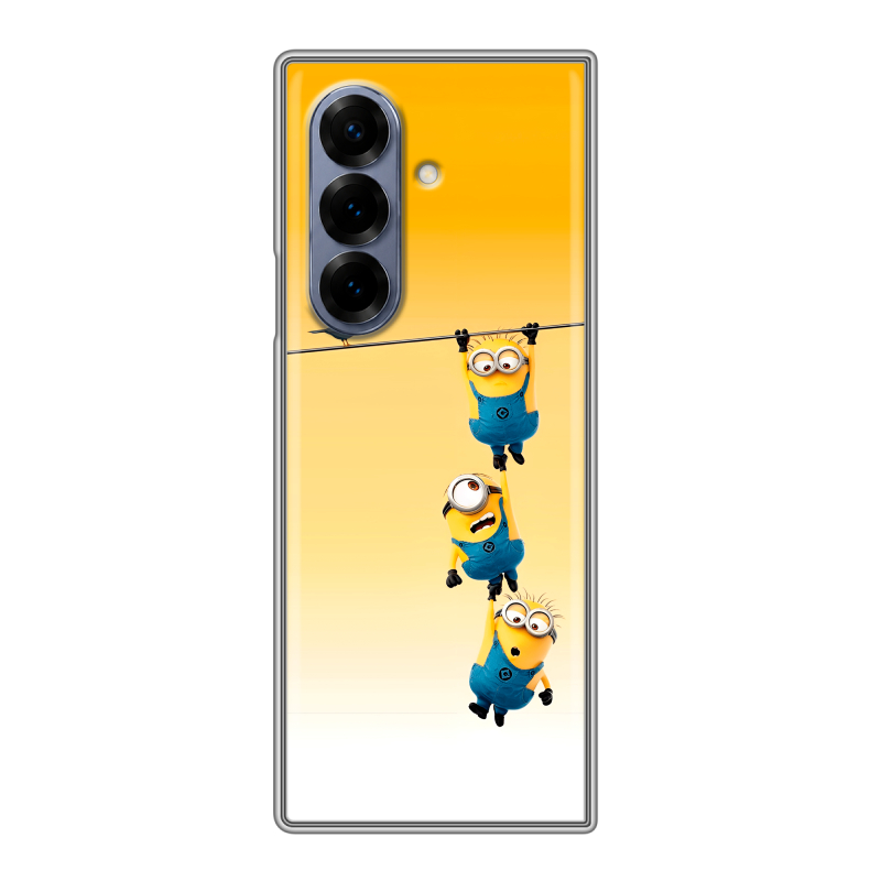 Пластиковый чехол на Samsung Galaxy Z Fold 8 с принтом Миньоны Пластиковый чехол на Samsung Galaxy Z Fold 8 с принтом Миньоны