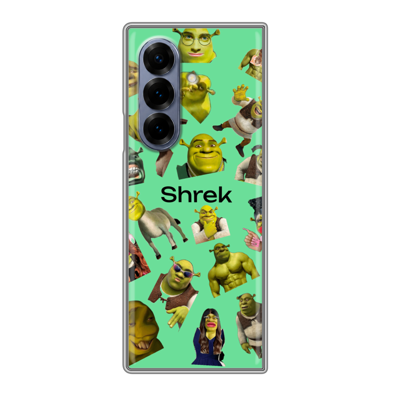 Пластиковый чехол на Samsung Galaxy Z Fold 8 с принтом Шрек Shrek Пластиковый чехол на Samsung Galaxy Z Fold 8 с принтом Шрек Shrek