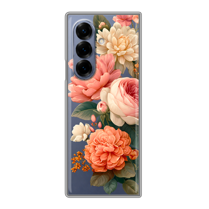Пластиковый чехол на Samsung Galaxy Z Fold 8 с принтом цветы Пластиковый чехол на Samsung Galaxy Z Fold 8 с принтом цветы