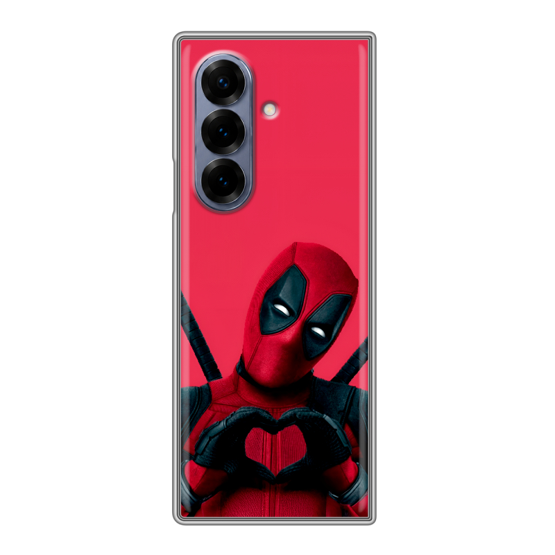 Пластиковый чехол на Samsung Galaxy Z Fold 8 с принтом Дедпул Deadpool Пластиковый чехол на Samsung Galaxy Z Fold 8 с принтом Дедпул Deadpool