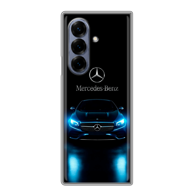 Пластиковый чехол на Samsung Galaxy Z Fold 8 с принтом Mercedes Мерседес Пластиковый чехол на Samsung Galaxy Z Fold 8 с принтом Mercedes Мерседес