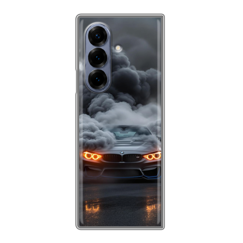 Пластиковый чехол на Samsung Galaxy Z Fold 8 с принтом BMW БМВ Пластиковый чехол на Samsung Galaxy Z Fold 8 с принтом BMW БМВ