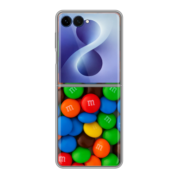 Пластиковый чехол на Samsung Galaxy Z Flip 8 с принтом Конфеты Пластиковый чехол на Samsung Galaxy Z Flip 8 с принтом Конфеты