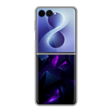 Пластиковый чехол на Samsung Galaxy Z Flip 8 с принтом Абстракиция Пластиковый чехол на Samsung Galaxy Z Flip 8 с принтом Абстракиция