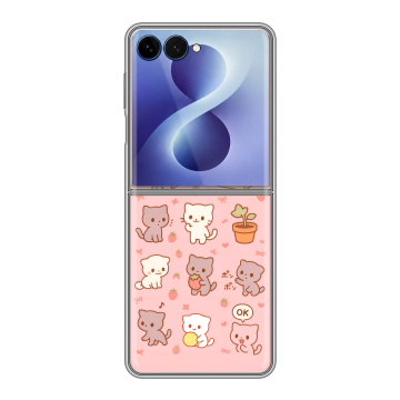 Пластиковый чехол на Samsung Galaxy Z Flip 8 с принтом Hello Kitty Хелоу Кити Пластиковый чехол на Samsung Galaxy Z Flip 8 с принтом Hello Kitty Хелоу Кити