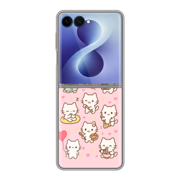 Пластиковый чехол на Samsung Galaxy Z Flip 8 с принтом Hello Kitty Хелоу Кити Пластиковый чехол на Samsung Galaxy Z Flip 8 с принтом Hello Kitty Хелоу Кити