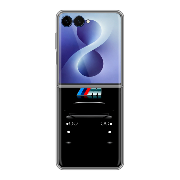 Пластиковый чехол на Samsung Galaxy Z Flip 8 с принтом БМВ BMW