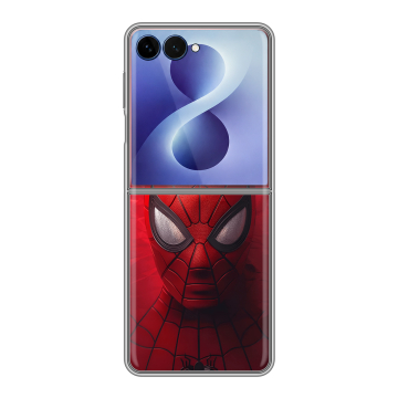 Пластиковый чехол на Samsung Galaxy Z Flip 8 с принтом Spiderman Человек паук
