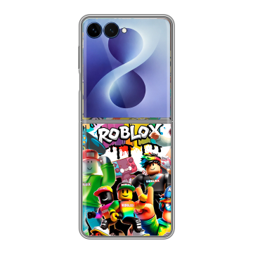 Пластиковый чехол на Samsung Galaxy Z Flip 8 с принтом Roblox Роблокс Пластиковый чехол на Samsung Galaxy Z Flip 8 с принтом Roblox Роблокс