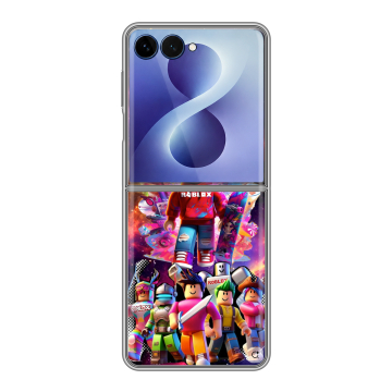 Пластиковый чехол на Samsung Galaxy Z Flip 8 с принтом Roblox Роблокс Пластиковый чехол на Samsung Galaxy Z Flip 8 с принтом Roblox Роблокс