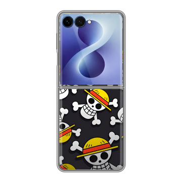Пластиковый чехол на Samsung Galaxy Z Flip 8 с принтом One Piece Ван Пис