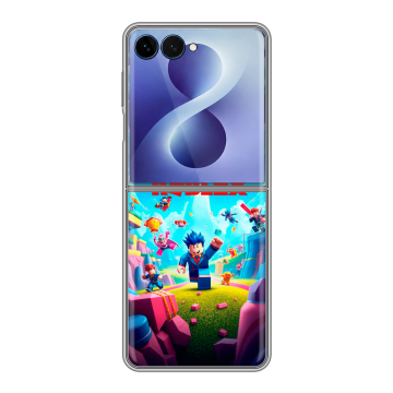 Пластиковый чехол на Samsung Galaxy Z Flip 8 с принтом Roblox Роблокс Пластиковый чехол на Samsung Galaxy Z Flip 8 с принтом Roblox Роблокс