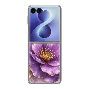 Пластиковый чехол на Samsung Galaxy Z Flip 8 с принтом женский