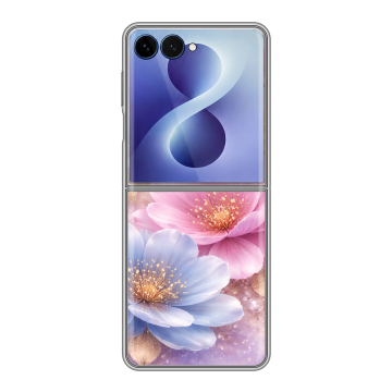 Пластиковый чехол на Samsung Galaxy Z Flip 8 с принтом женский
