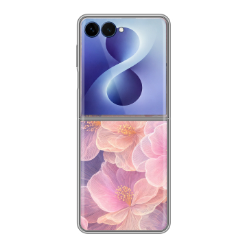 Пластиковый чехол на Samsung Galaxy Z Flip 8 с принтом женский