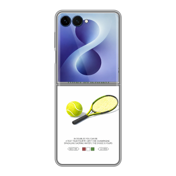 Пластиковый чехол на Samsung Galaxy Z Flip 8 с принтом для девочек