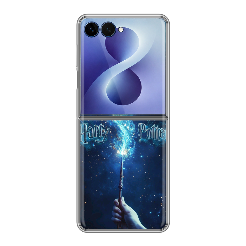 Пластиковый чехол на Samsung Galaxy Z Flip 8 с принтом Harry Potter Гарри Поттер Пластиковый чехол на Samsung Galaxy Z Flip 8 с принтом Harry Potter Гарри Поттер