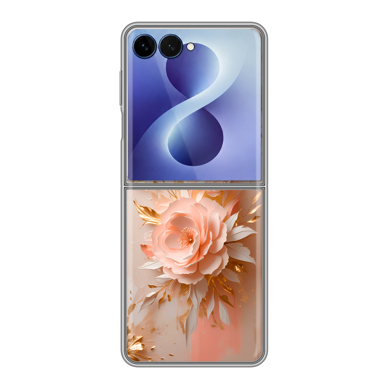 Пластиковый чехол на Samsung Galaxy Z Flip 8 с принтом женский Пластиковый чехол на Samsung Galaxy Z Flip 8 с принтом женский