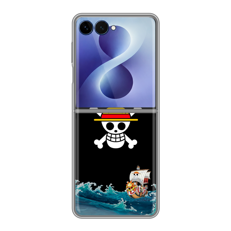 Пластиковый чехол на Samsung Galaxy Z Flip 8 с принтом One Piece Ван Пис Пластиковый чехол на Samsung Galaxy Z Flip 8 с принтом One Piece Ван Пис