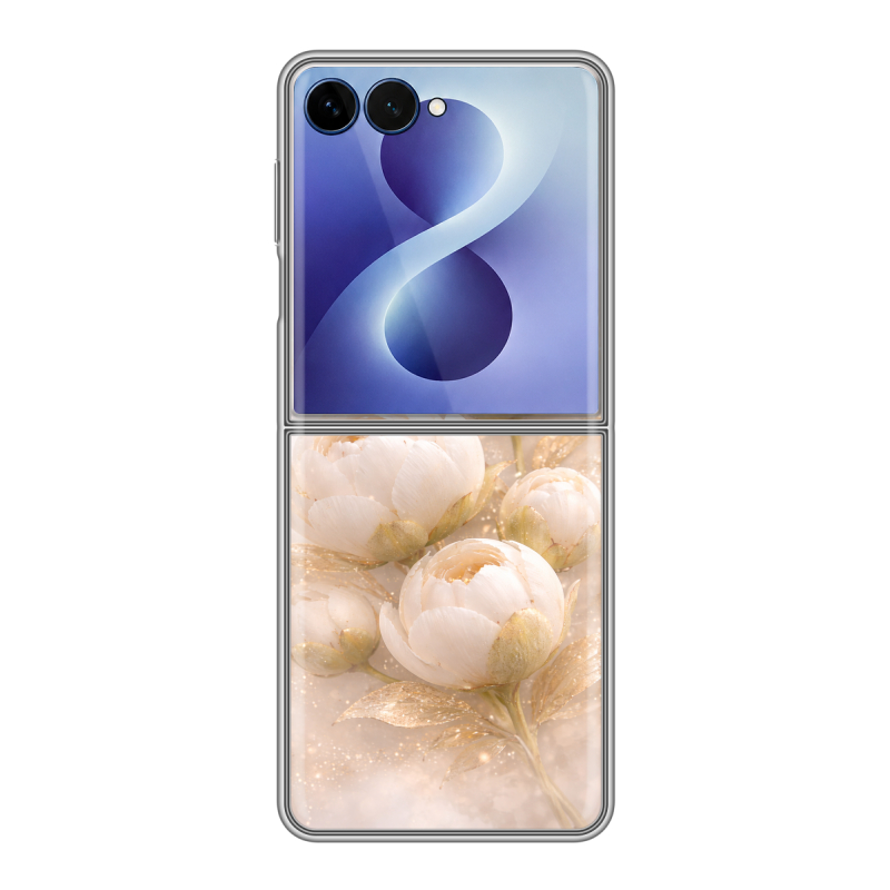 Пластиковый чехол на Samsung Galaxy Z Flip 8 с принтом женский Пластиковый чехол на Samsung Galaxy Z Flip 8 с принтом женский