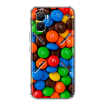Силиконовый чехол на Infinix GT 50 Pro с принтом Конфеты
