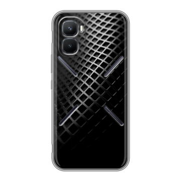 Силиконовый чехол на Infinix GT 50 Pro с принтом Текстура металла