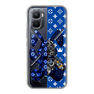 Силиконовый чехол на Infinix GT 50 Pro с принтом Луи робот