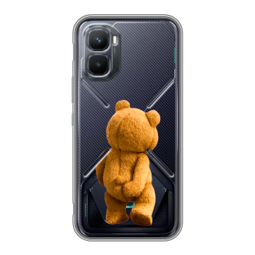 Силиконовый чехол на Infinix GT 50 Pro с принтом Медведь