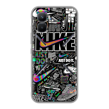 Силиконовый чехол на Infinix GT 50 Pro с принтом Найк Силиконовый чехол на Infinix GT 50 Pro с принтом Найк