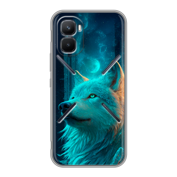 Силиконовый чехол на Infinix GT 50 Pro с принтом бабочки саккура