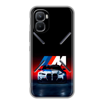 Силиконовый чехол на Infinix GT 50 Pro с принтом БМВ BMW Силиконовый чехол на Infinix GT 50 Pro с принтом БМВ BMW