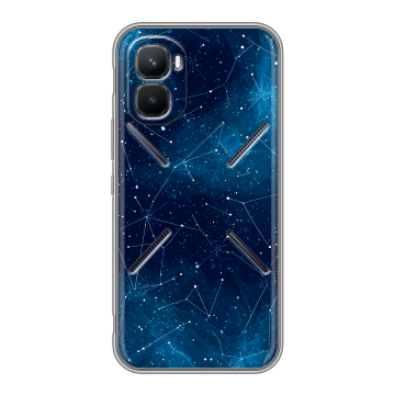 Силиконовый чехол на Infinix GT 50 Pro с принтом Космос звезды
