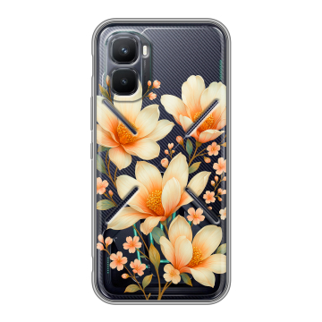 Силиконовый чехол на Infinix GT 50 Pro с принтом Цветы