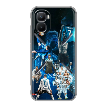 Силиконовый чехол на Infinix GT 50 Pro с принтом Реал Роналдо Силиконовый чехол на Infinix GT 50 Pro с принтом Реал Роналдо