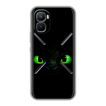Силиконовый чехол на Infinix GT 50 Pro с принтом Как приручить дракона