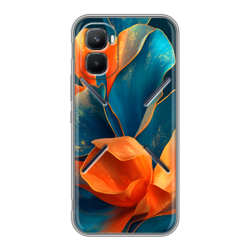 Силиконовый чехол на Infinix GT 50 Pro с принтом Цветы