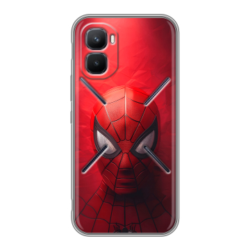 Силиконовый чехол на Infinix GT 50 Pro с принтом Spiderman Человек паук