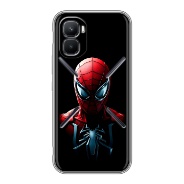 Силиконовый чехол на Infinix GT 50 Pro с принтом Spiderman Человек паук
