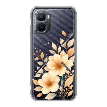 Силиконовый чехол на Infinix GT 50 Pro с принтом для девушки