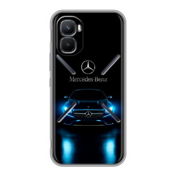 Силиконовый чехол на Infinix GT 50 Pro с принтом Mercedes Мерседес
