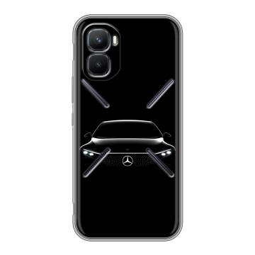 Силиконовый чехол на Infinix GT 50 Pro с принтом Mercedes Мерседес