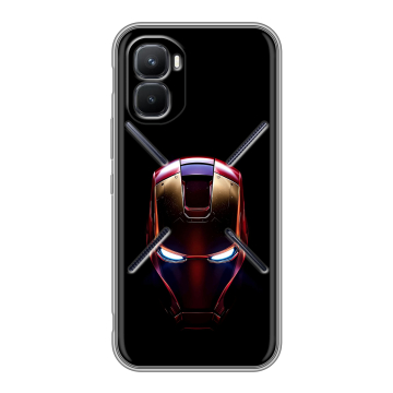 Силиконовый чехол на Infinix GT 50 Pro с принтом IronMan Железный человек