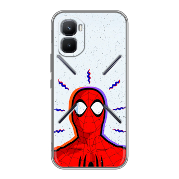 Силиконовый чехол на Infinix GT 50 Pro с принтом Spiderman Человек паук