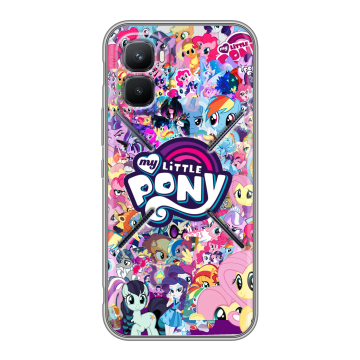 Силиконовый чехол на Infinix GT 50 Pro с принтом My little pony Дружба чудо