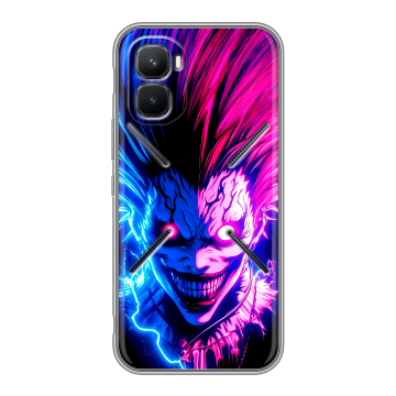 Силиконовый чехол на Infinix GT 50 Pro с принтом Death note Тетрадь смерти